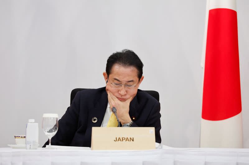 Japanese PM Fumio Kishida at the recent G7 summit. Photo: Reuters