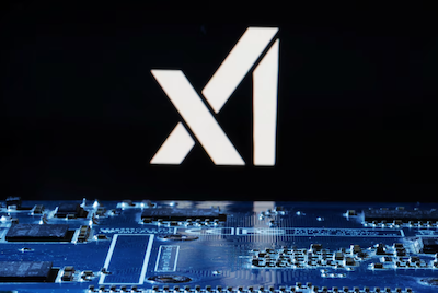 xAI logo is seen near computer motherboard in this illustration taken on January 8, 2024. Photo: Reuters
