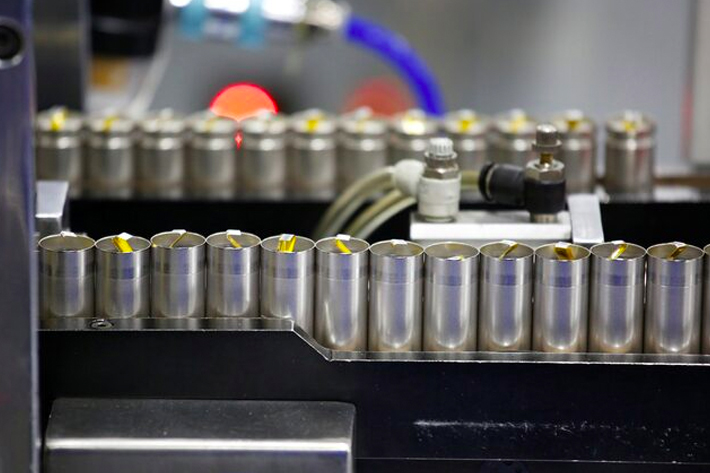 Batteries for electric vehicles are manufactured at a factory in Dongguan, China.