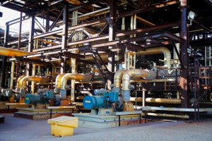 Pipes run through Shell's new Quest Carbon Capture