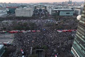 Rally for the impeachment of South Korean President Yoon Suk Yeol, Seoul.