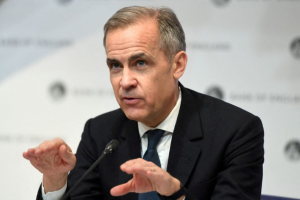 Mark Carney, Governor of the Bank of England (BOE) attends a news conference at Bank Of England in London, Britain